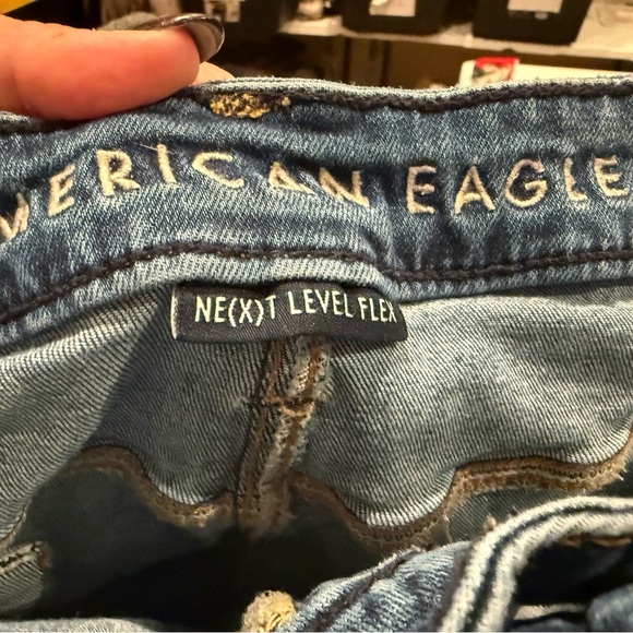 American Eagle Athletic Next Level Flex Jeans Medium Wash Size 31x30 - Picture 5 of 5